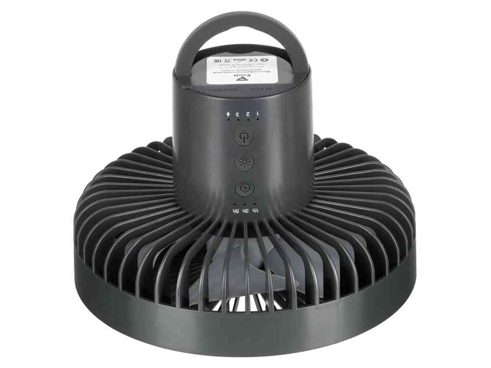 Портативный вентилятор с фонарем Jon - 7