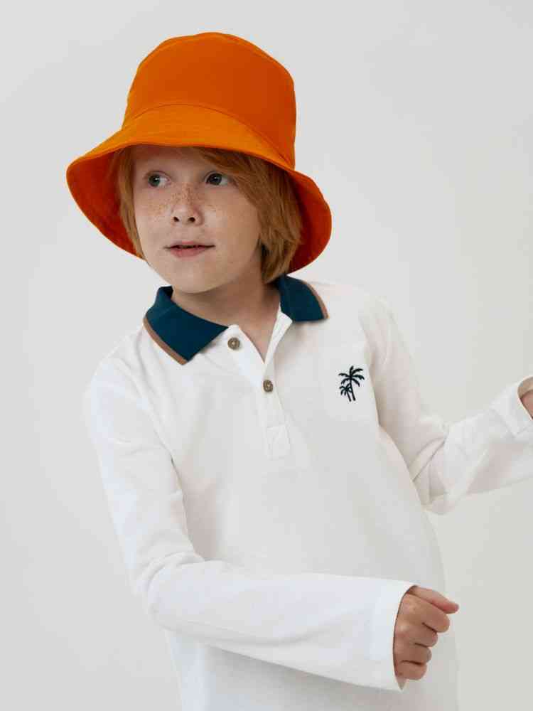 Панама детская Challenge Kids, оранжевая - 4