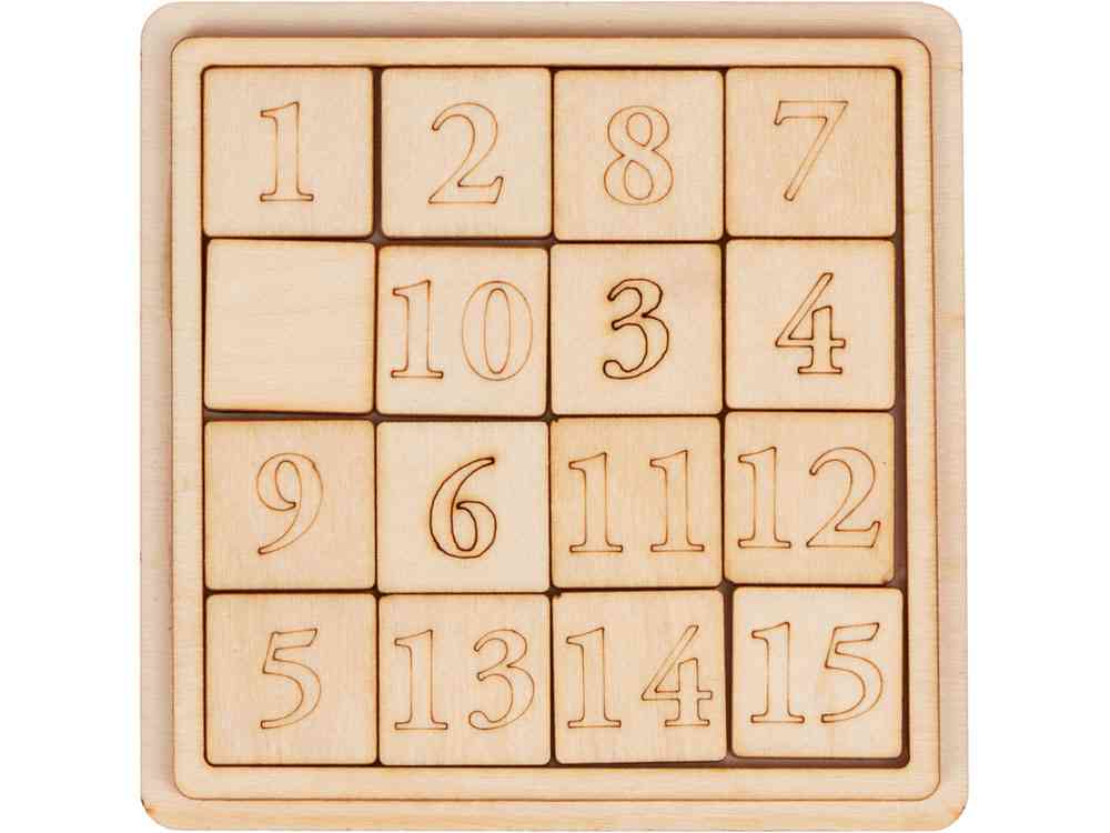Деревянная головоломка Пятнашки - 3