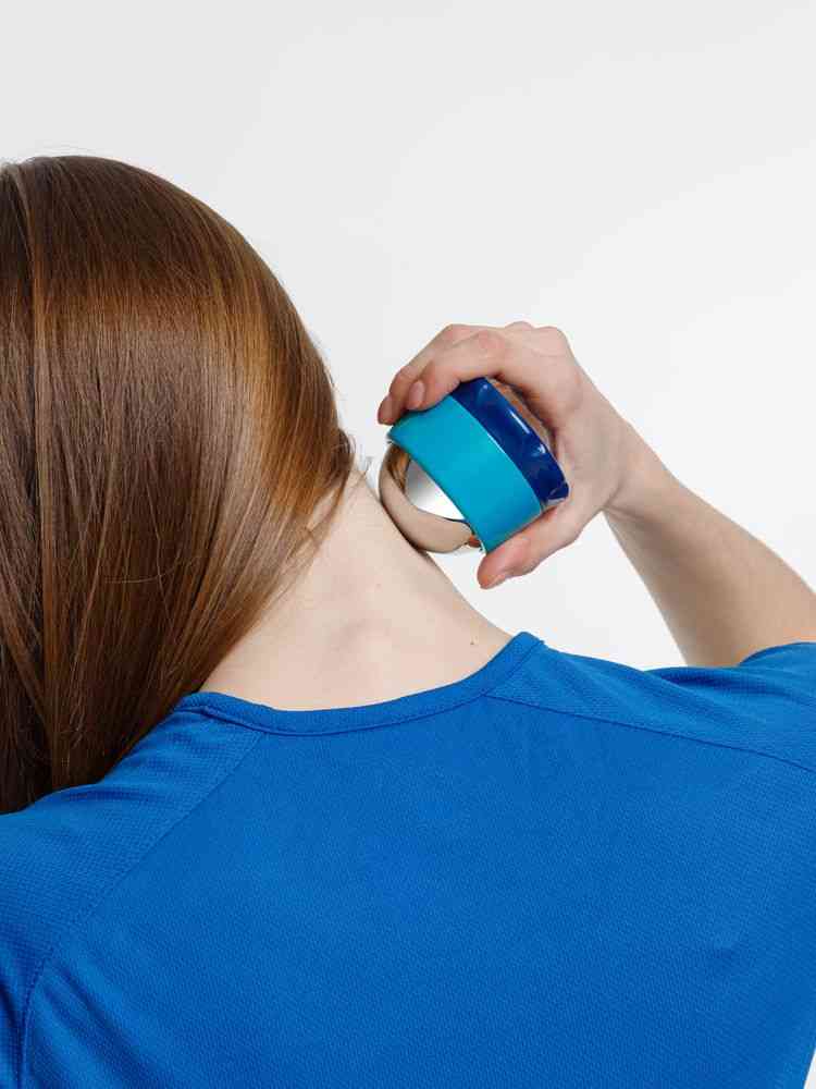 Шариковый ролик-массажер Blobus, синий с голубым - 3