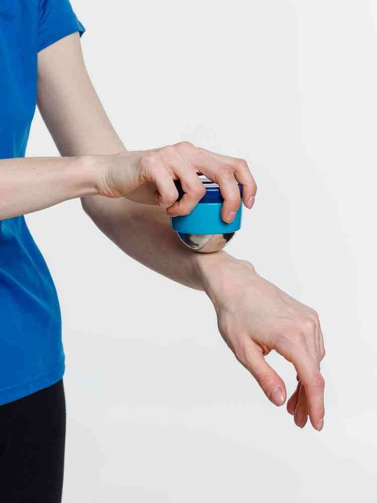 Шариковый ролик-массажер Blobus, синий с голубым - 5