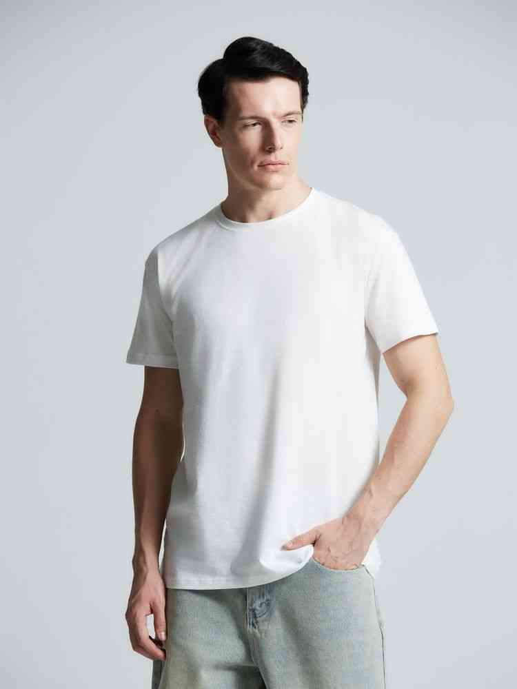 Футболка унисекс T-Bolka 160, белая (белоснежная) - 10