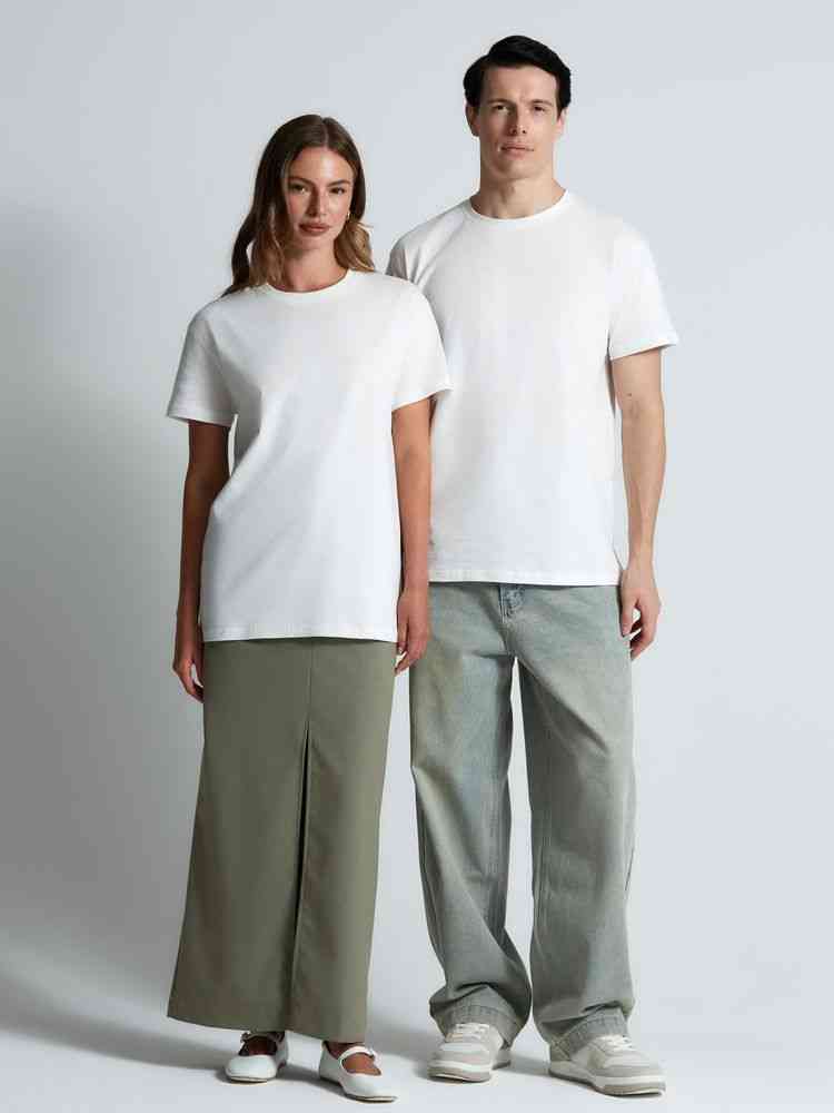 Футболка унисекс T-Bolka 160, белая (белоснежная) - 15