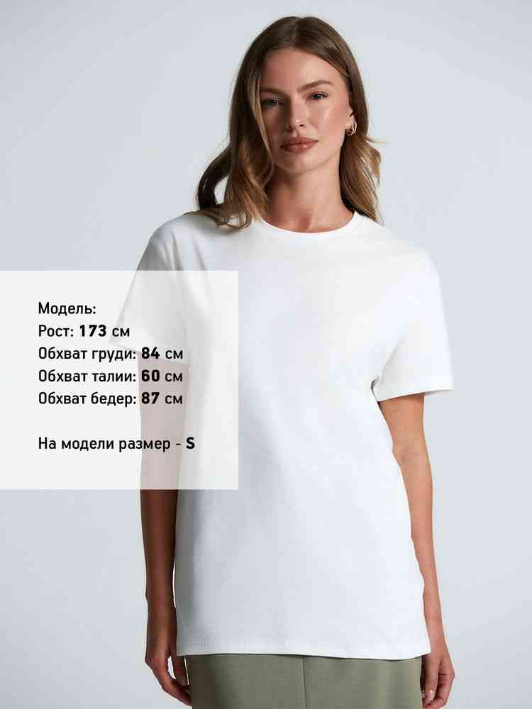 Футболка унисекс T-Bolka 160, белая (белоснежная) - 4