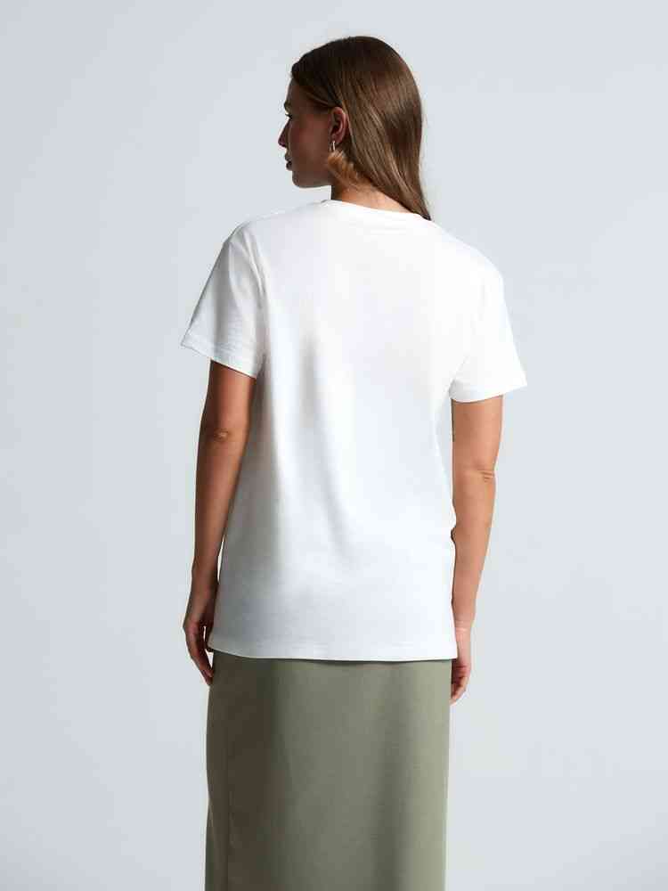 Футболка унисекс T-Bolka 160, белая (белоснежная) - 7