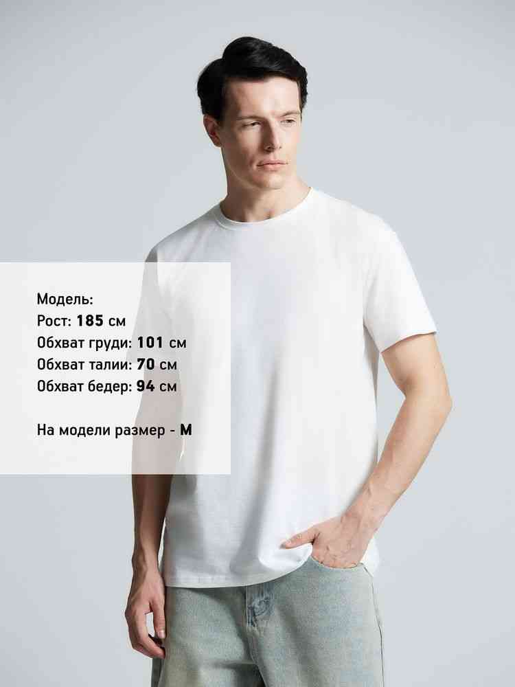 Футболка унисекс T-Bolka 160, белая (белоснежная) - 9