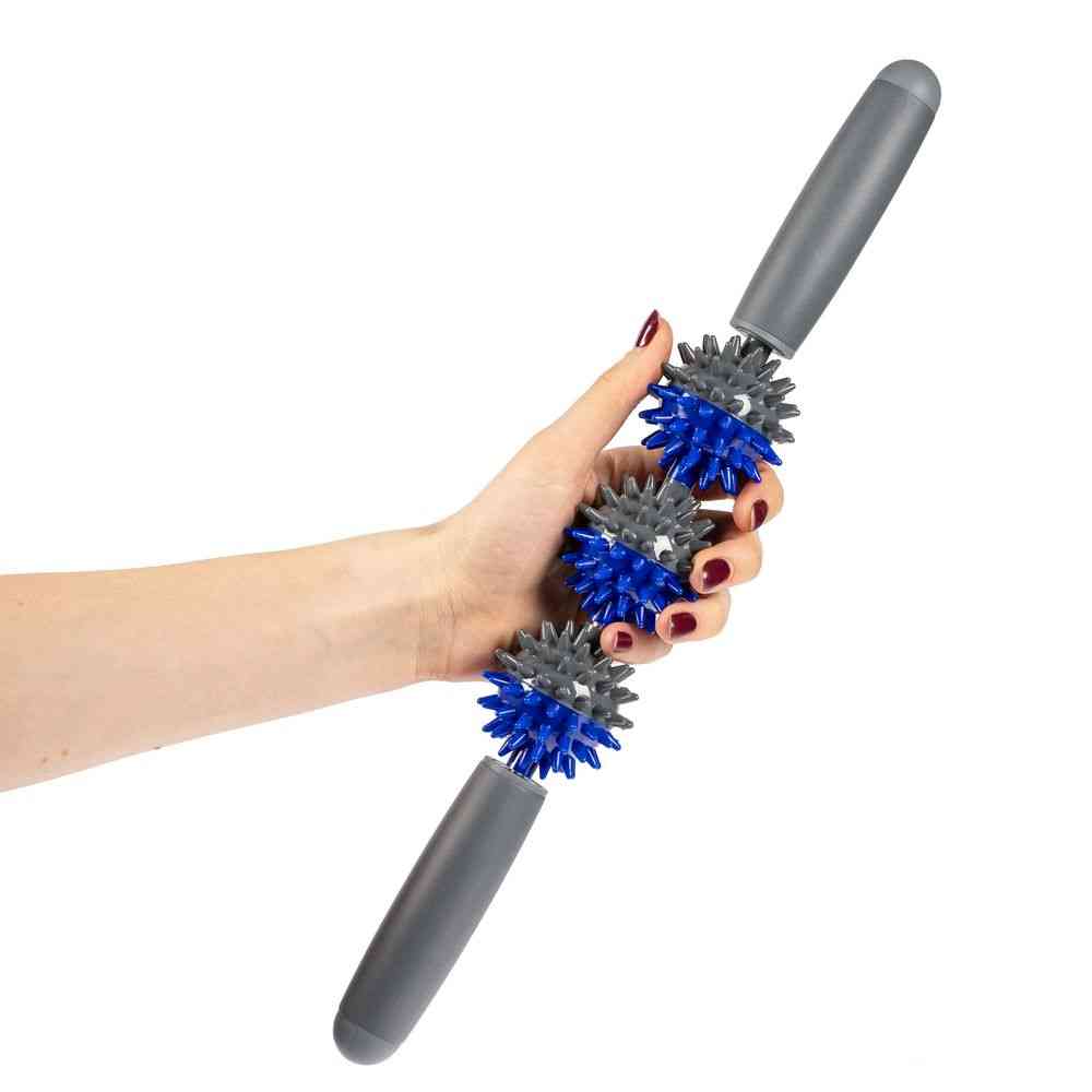 Ручной МФР-массажер Tres Picos, серый с синим - 3