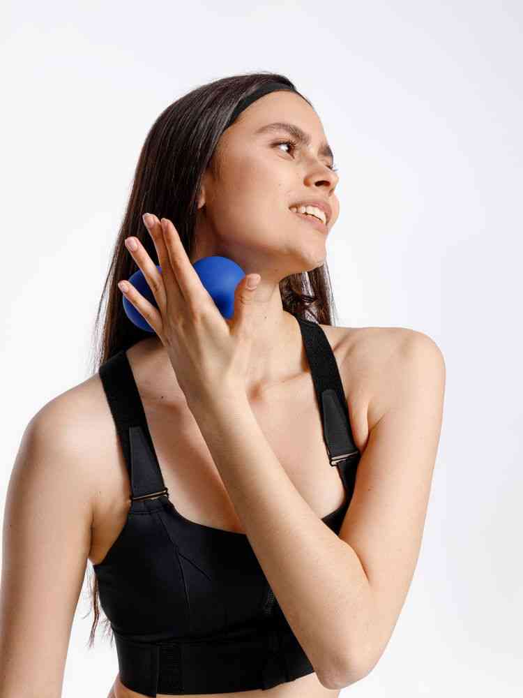 Массажный мяч двойной для MФР Relaxify, синий - 3