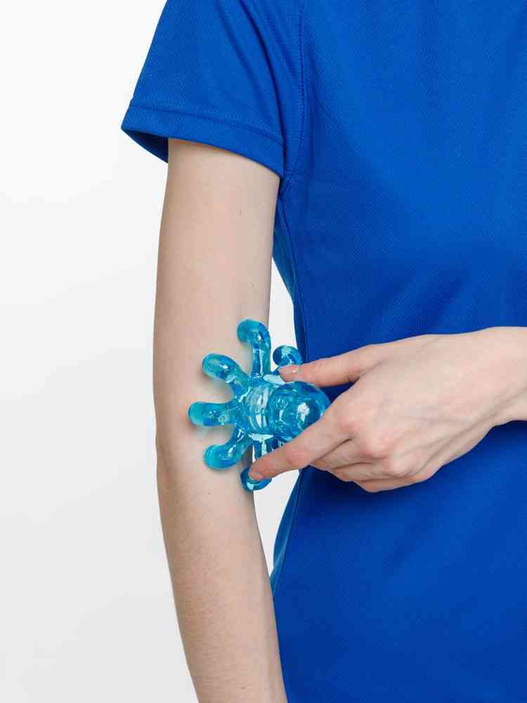 Мини-массажер Krake, синий - 5