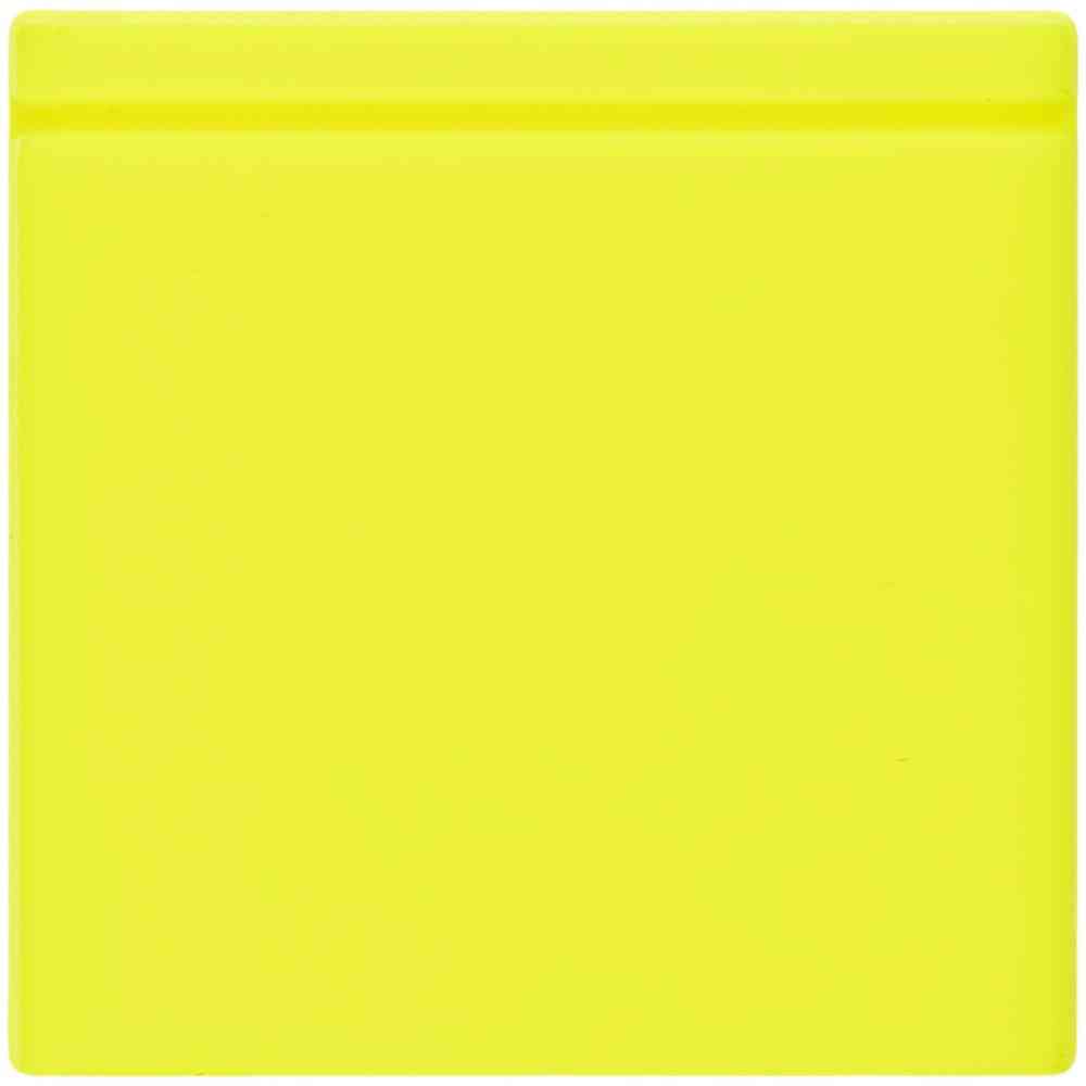 Лейбл из ПВХ Kare, желтый неон