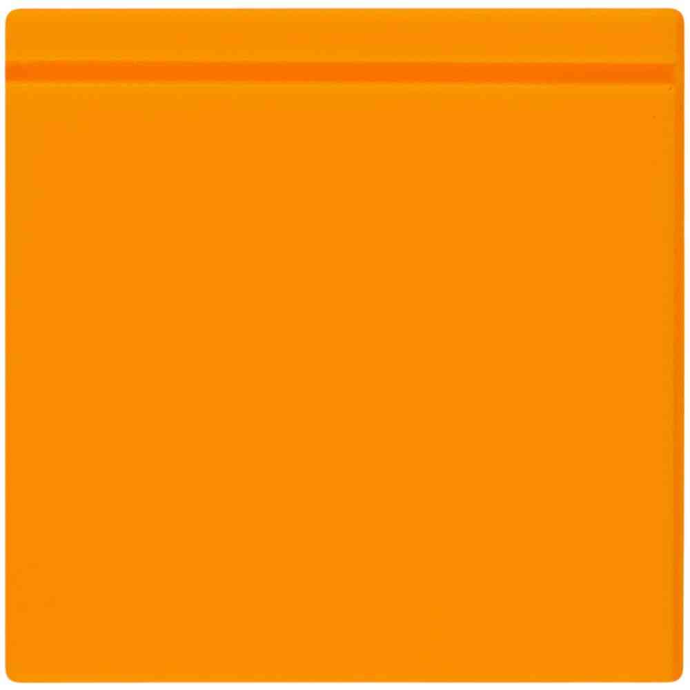 Лейбл из ПВХ Kare, оранжевый неон