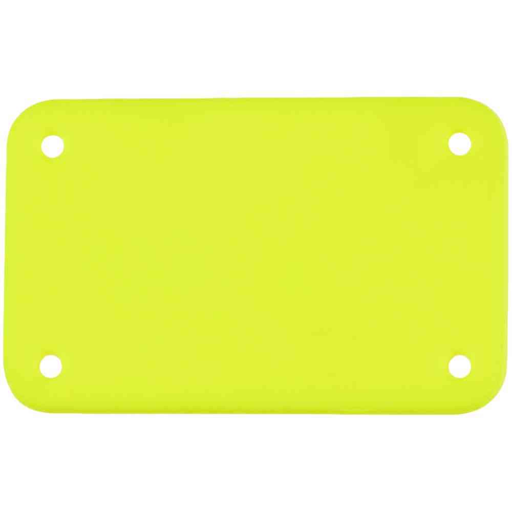 Лейбл из ПВХ Kreta, S, желтый неон