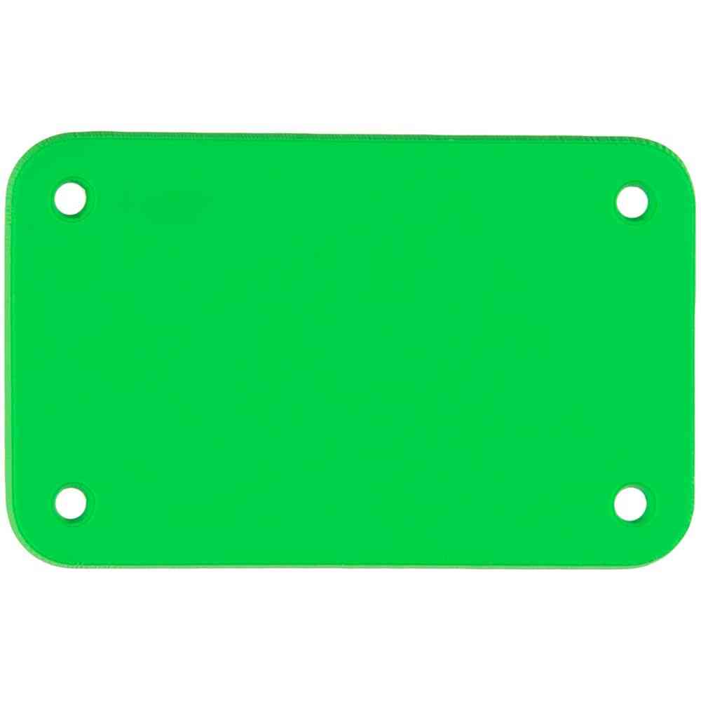 Лейбл из ПВХ Kreta, S, зеленый неон