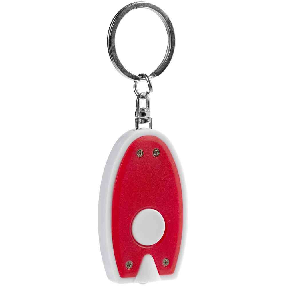 Брелок-фонарик Vivid, ver.2, красный с белым - 2