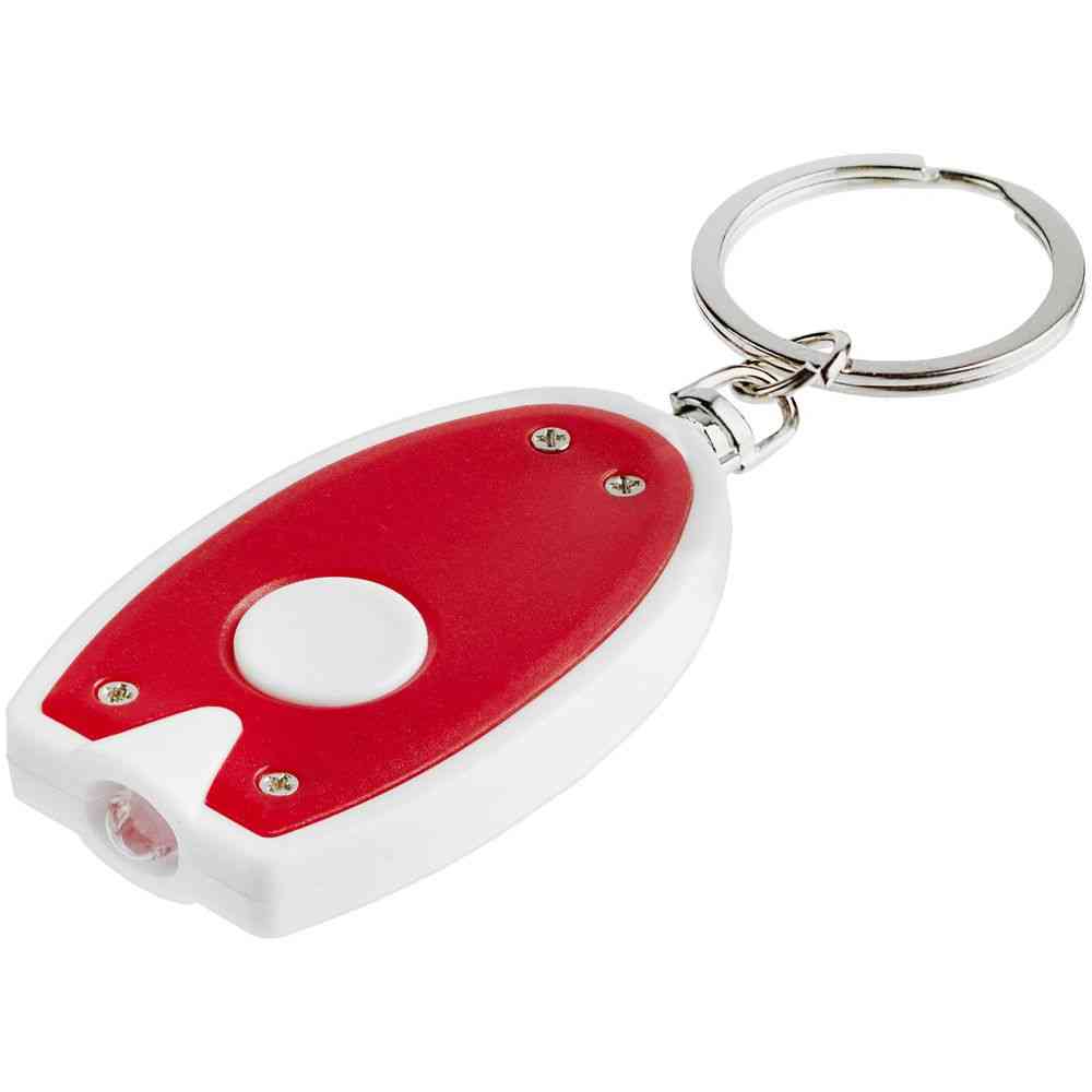 Брелок-фонарик Vivid, ver.2, красный с белым - 3