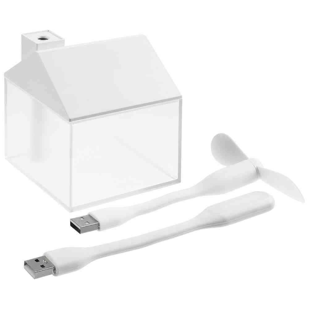 Настольный увлажнитель Arioso с вентилятором и лампой, белый - 7