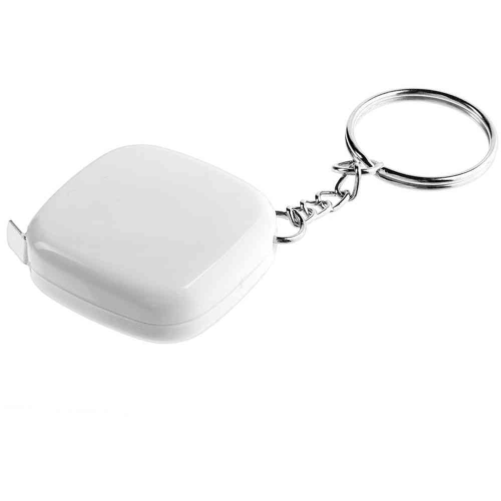 Брелок с рулеткой Metric, белый - 2