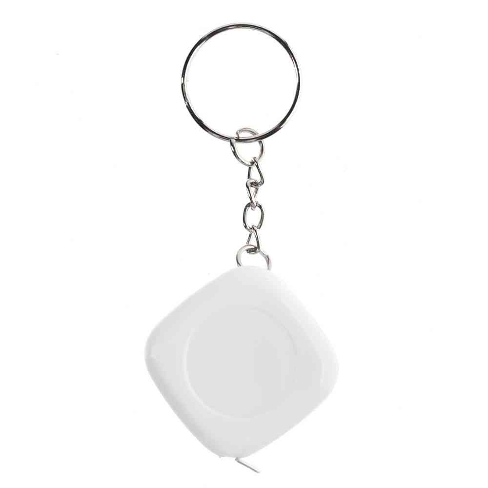 Брелок с рулеткой Metric, белый - 4