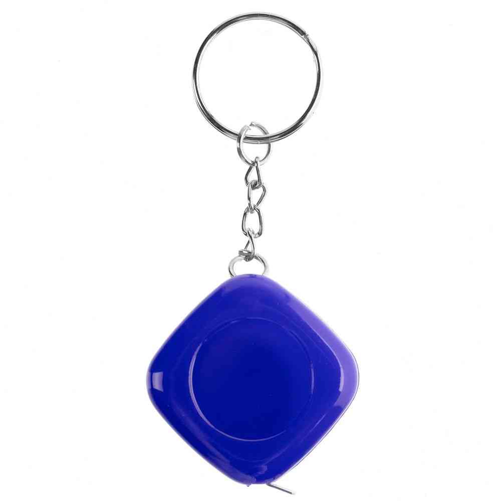 Брелок с рулеткой Metric, синий - 3