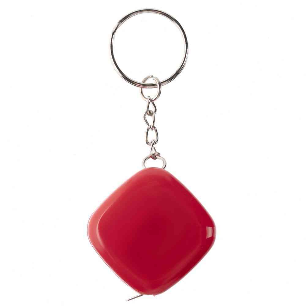 Брелок с рулеткой Metric, красный - 3