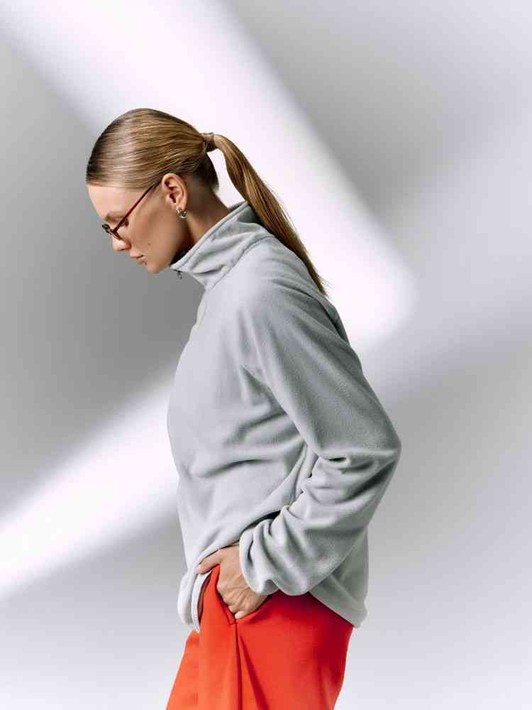 Куртка флисовая унисекс Fliska, светло-серая - 6