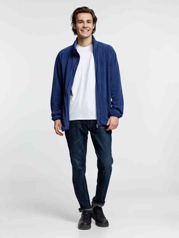 Куртка флисовая унисекс Fliska, темно-синяя - 10