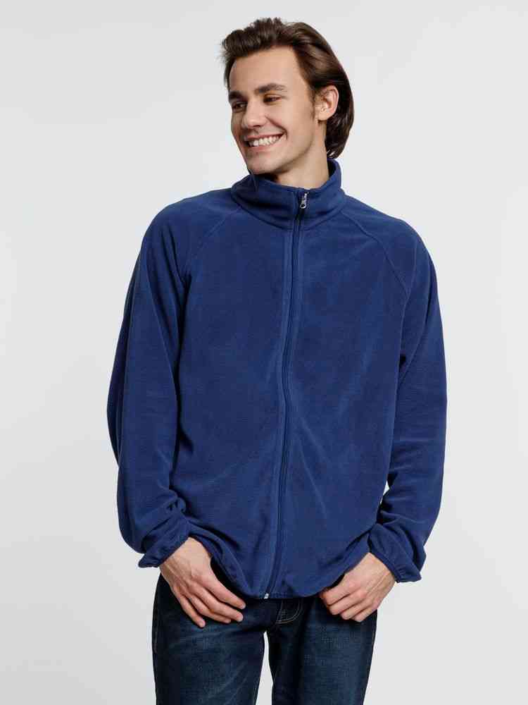 Куртка флисовая унисекс Fliska, темно-синяя - 7