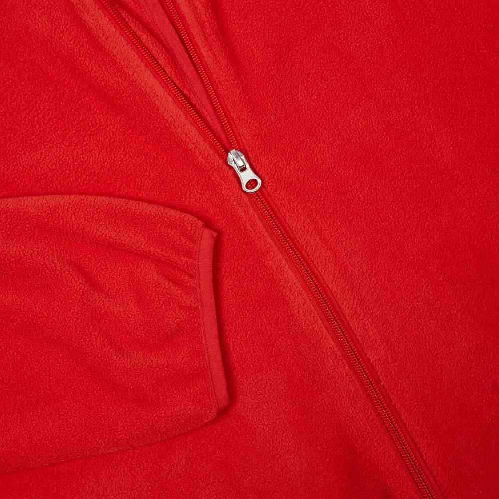 Куртка флисовая унисекс Fliska, красная - 4