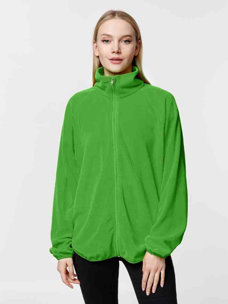 Куртка флисовая унисекс Fliska, зеленое яблоко - 6