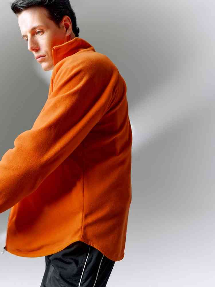 Куртка флисовая унисекс Fliska, оранжевая - 17