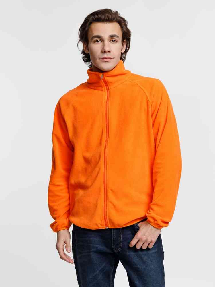 Куртка флисовая унисекс Fliska, оранжевая - 7