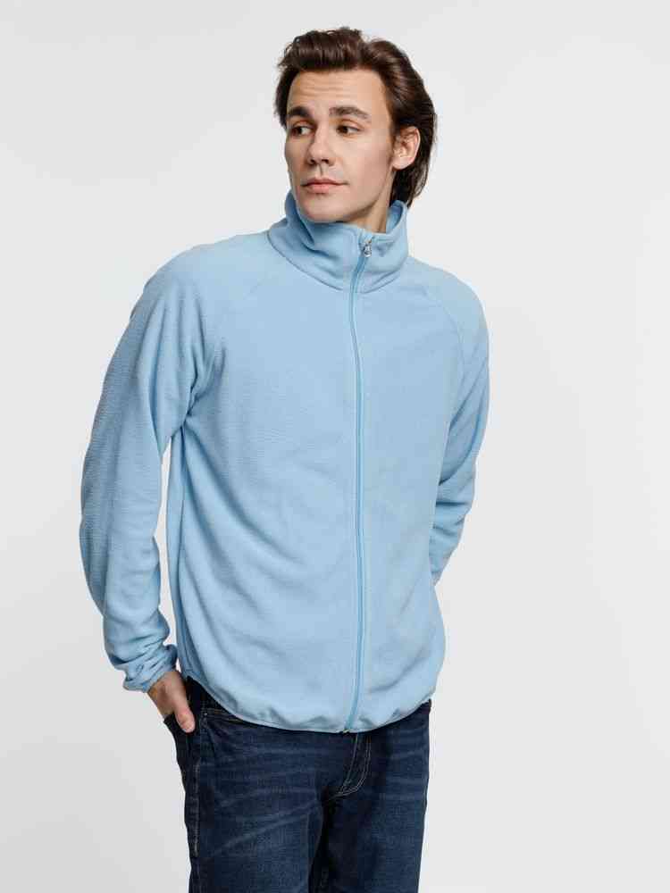Куртка флисовая унисекс Fliska, голубая - 11