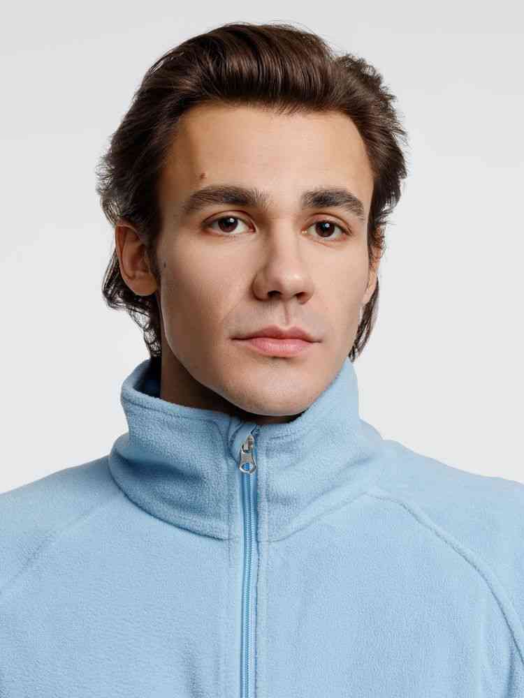 Куртка флисовая унисекс Fliska, голубая - 13