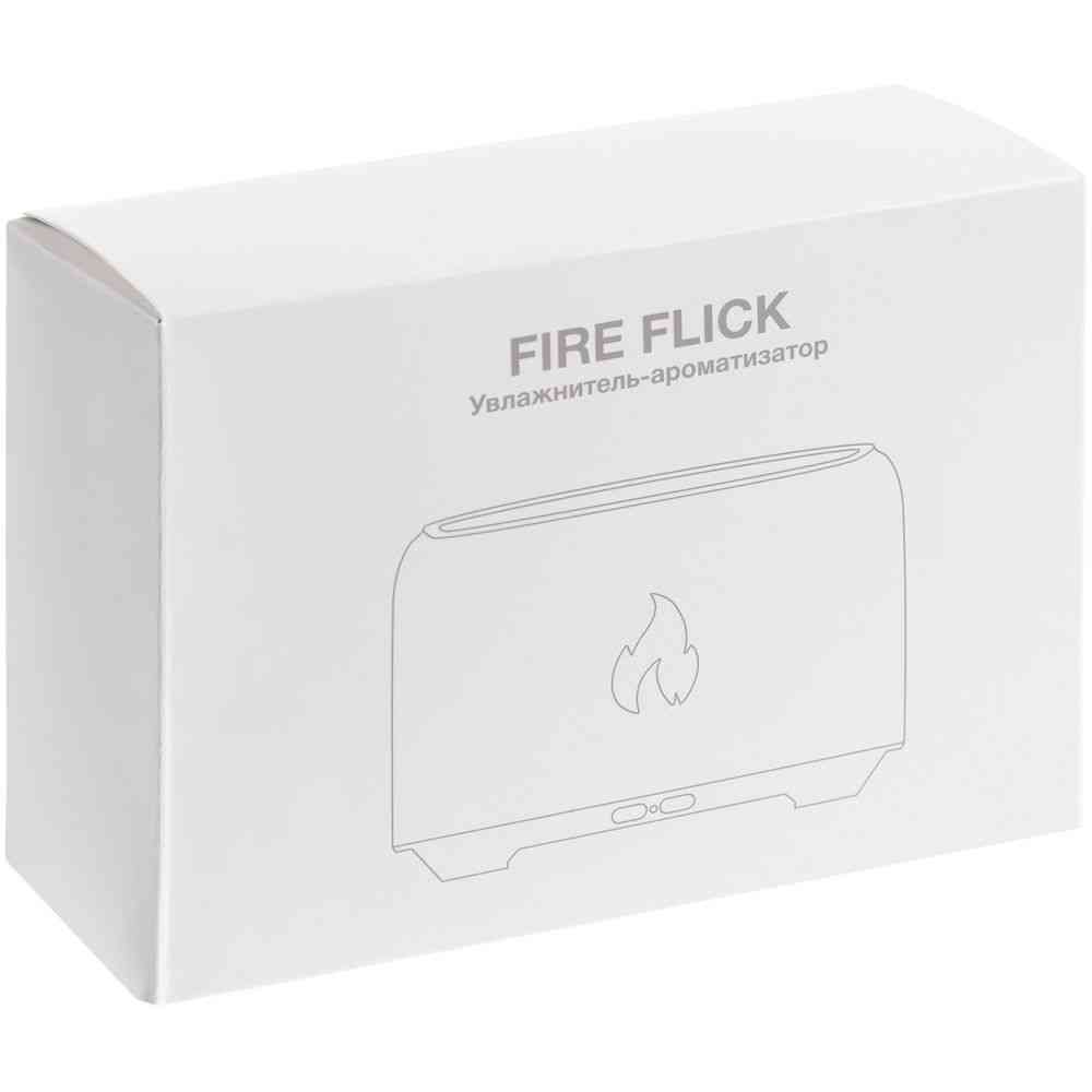 Увлажнитель-ароматизатор Fire Flick с имитацией пламени, черный - 12