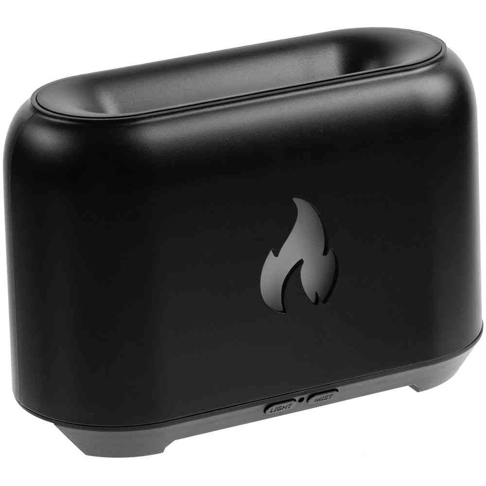 Увлажнитель-ароматизатор Fire Flick с имитацией пламени, черный - 2