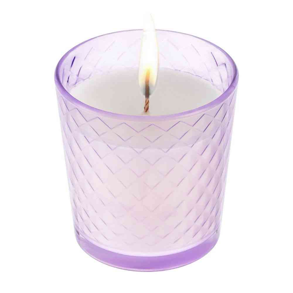 Свеча ароматическая Ristoro, сиреневая, амбра и специи - 2