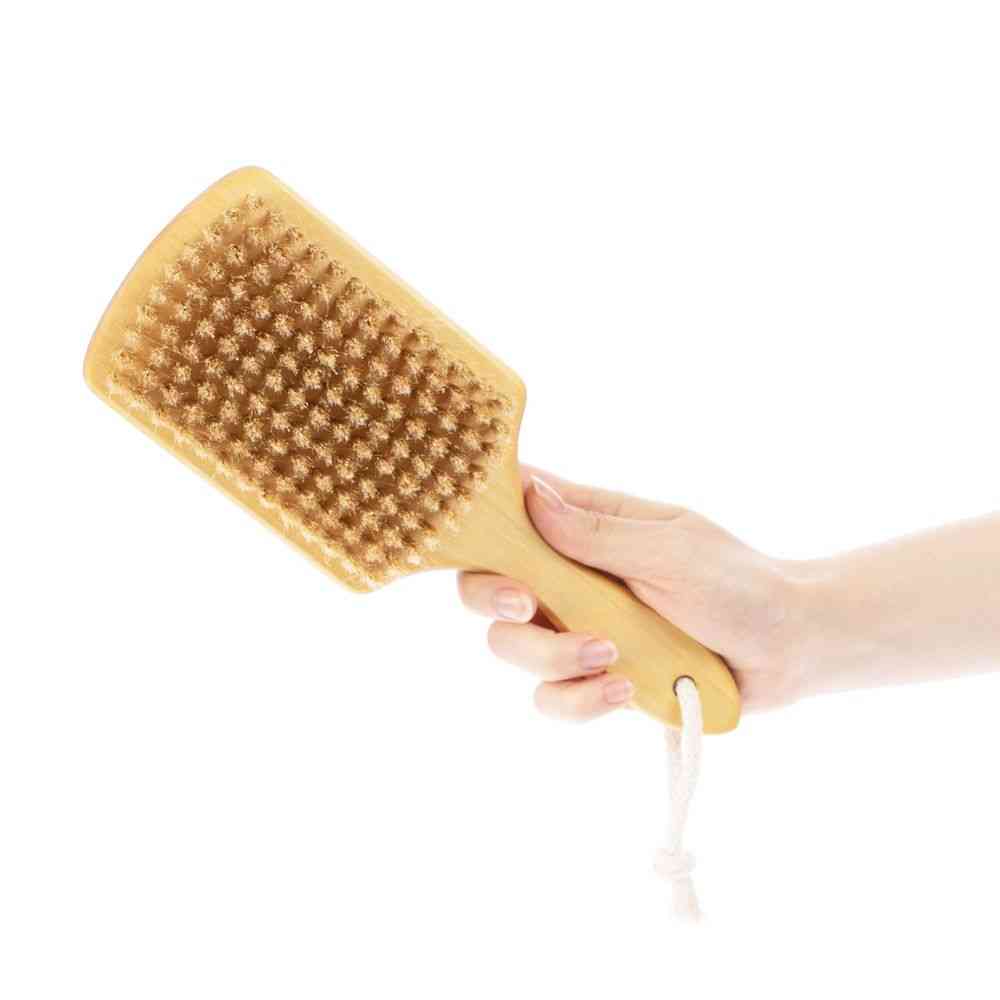 Щетка для сухого массажа Sundarata, средняя - 4