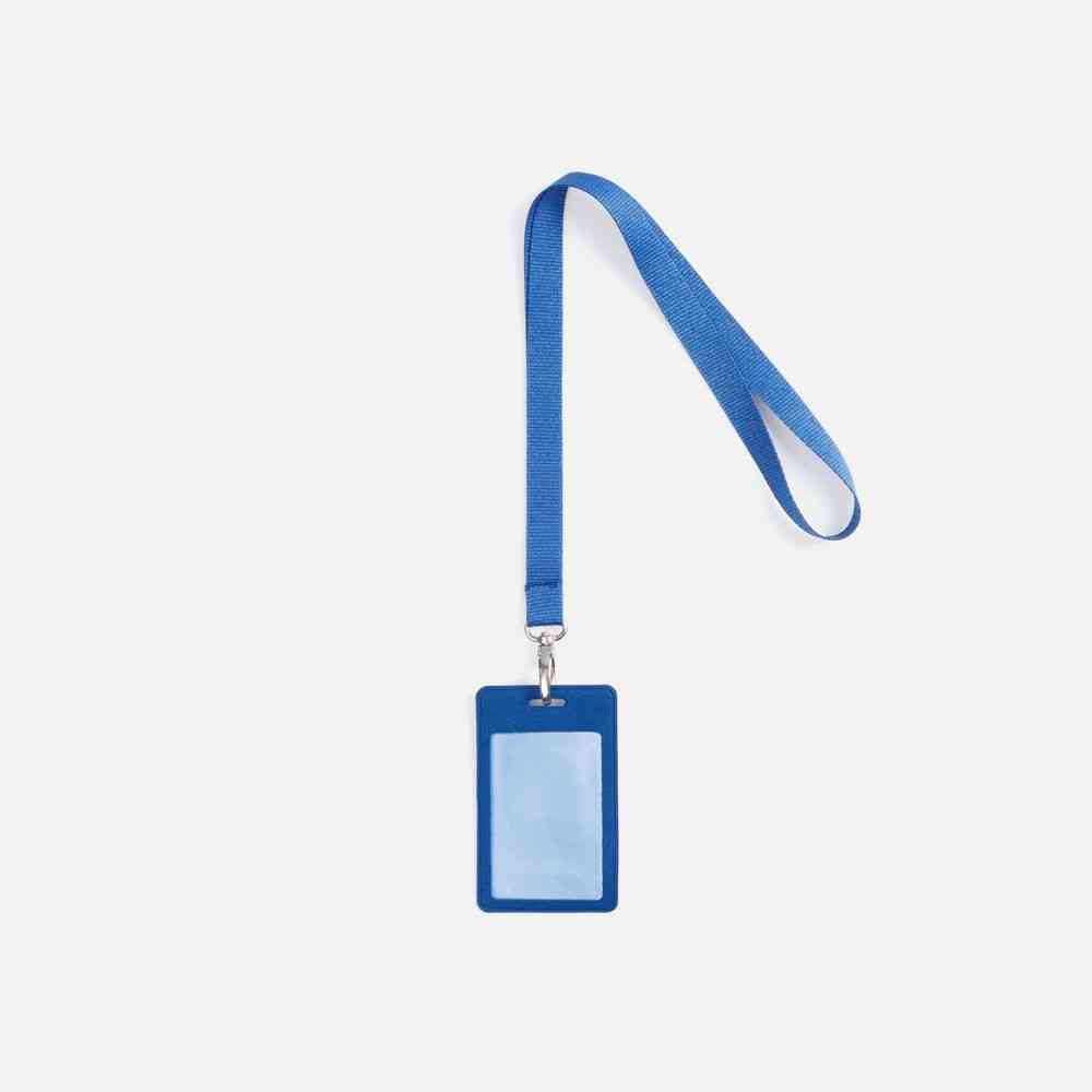 Лента для бейджа Pin, синяя - 2
