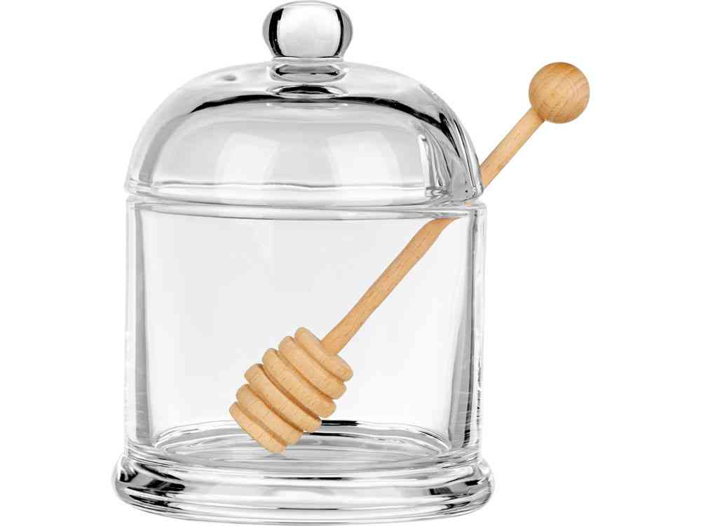 Стеклянная емкость для меда с ложкой Vira - 2