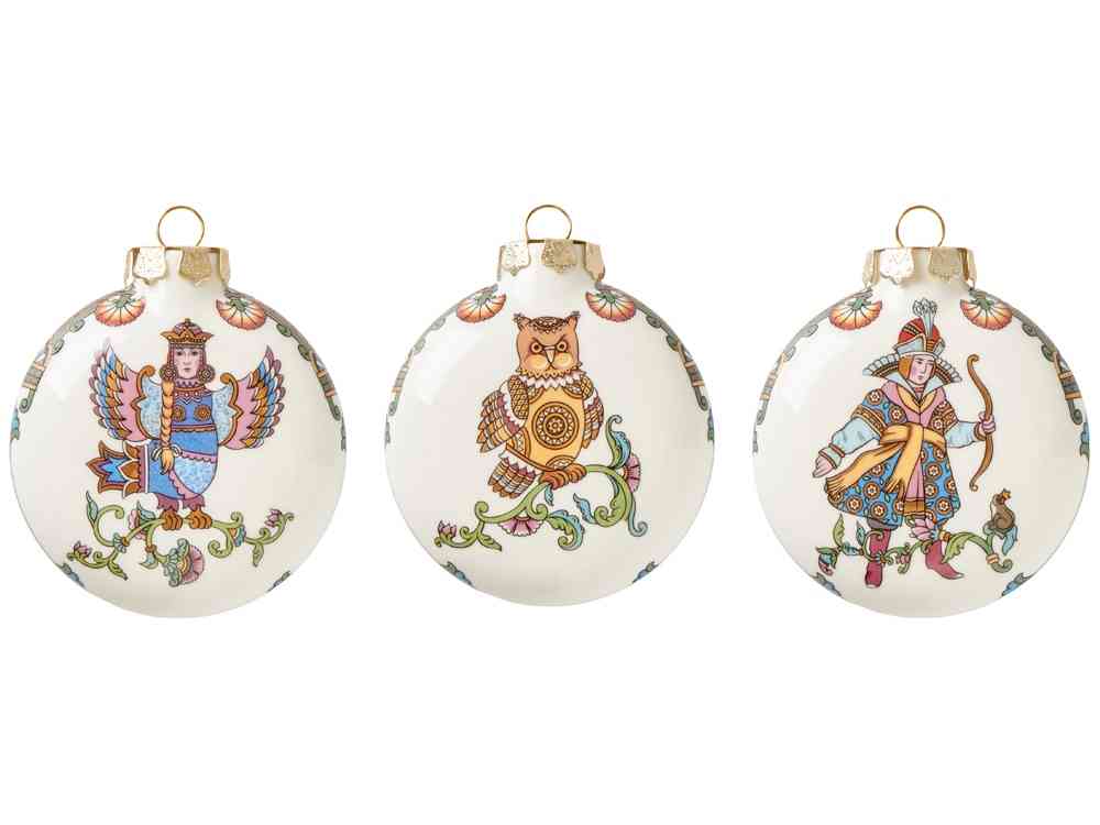 Набор новогодних игрушек, 3 шт - 2