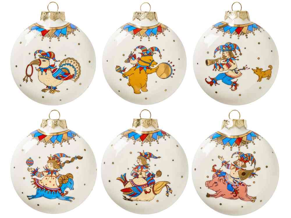 Набор новогодних игрушек, 6 шт - 2