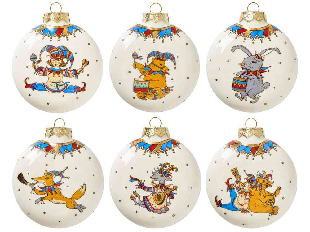 Набор новогодних игрушек, 6 шт - 3