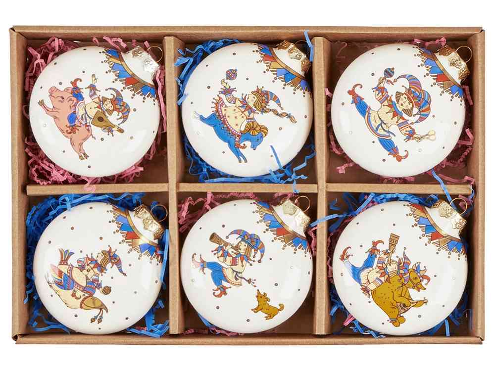 Набор новогодних игрушек, 6 шт - 4