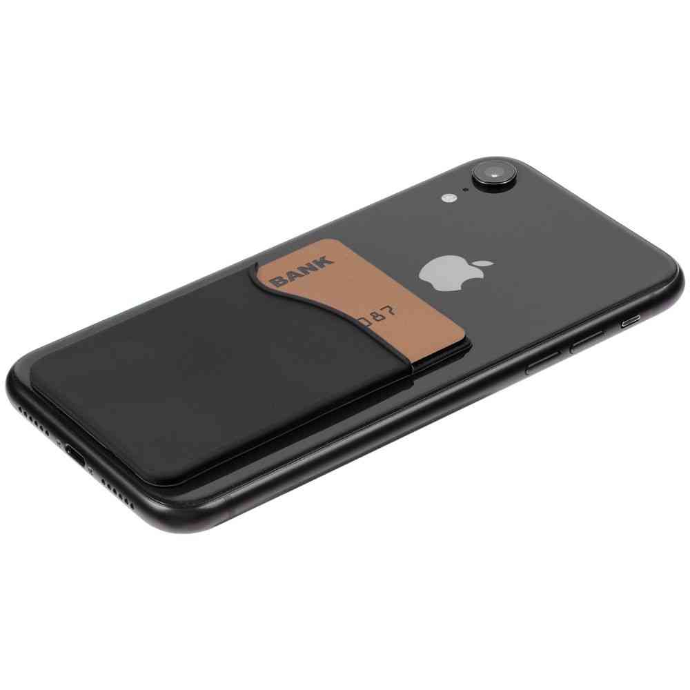 Чехол для карты на телефон Shelley, черный - 4