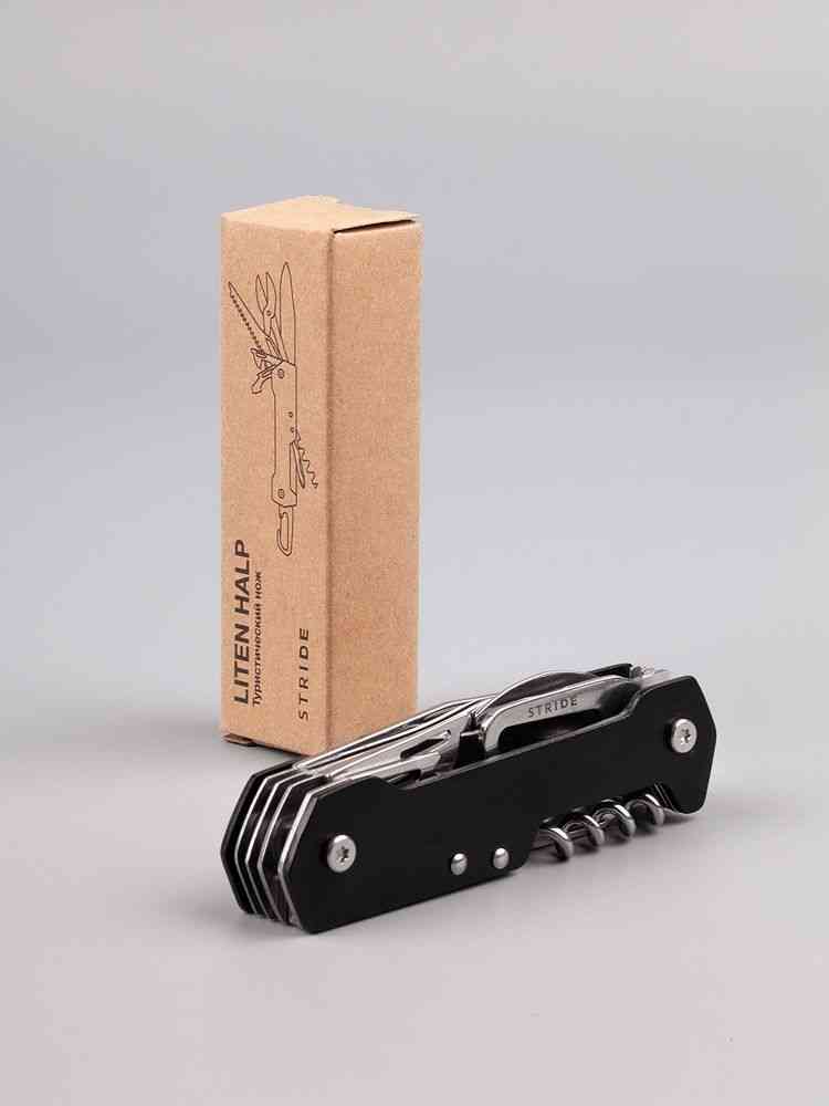 Туристический нож Liten Halp, черный - 9