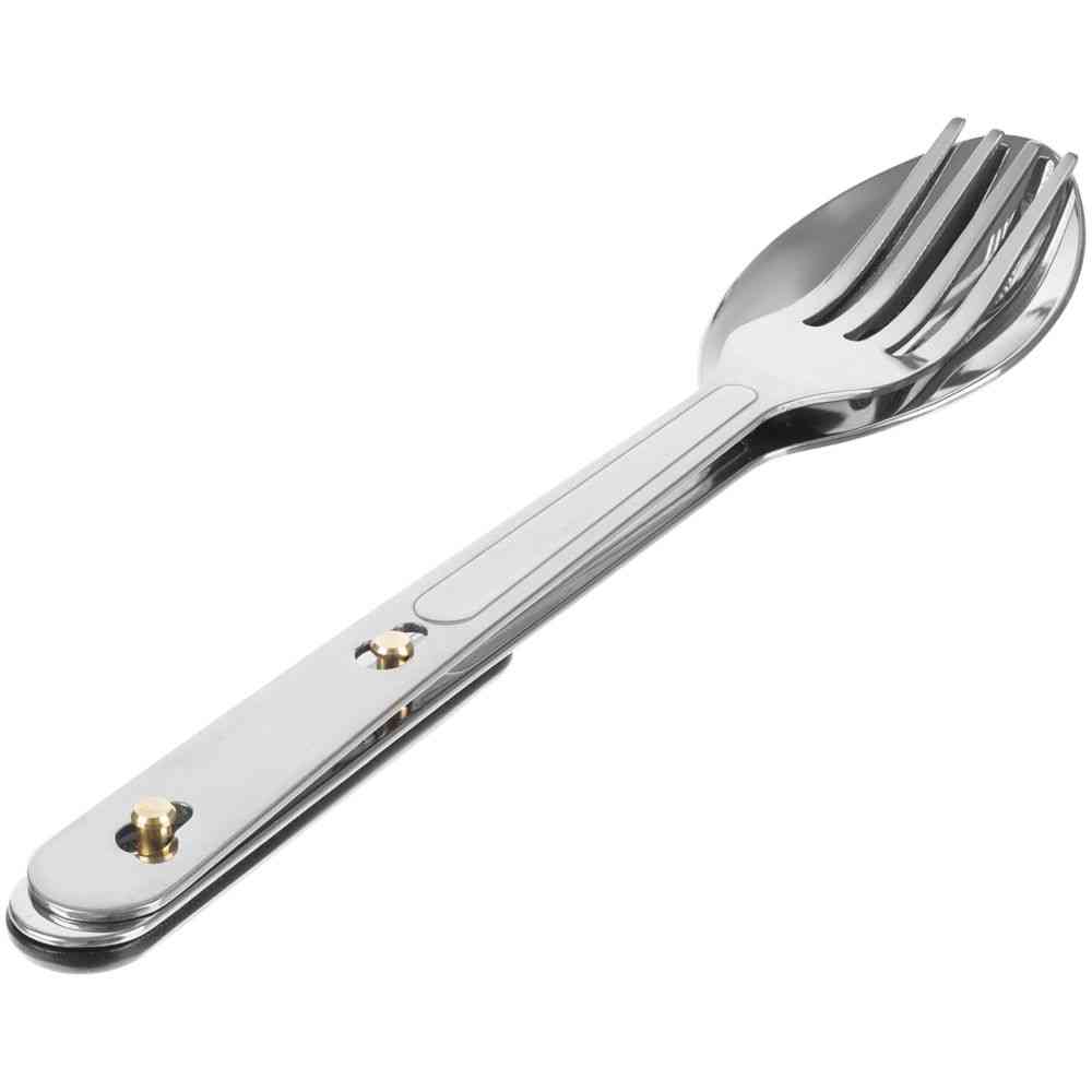 Набор походных столовых приборов Campsite, черный - 6