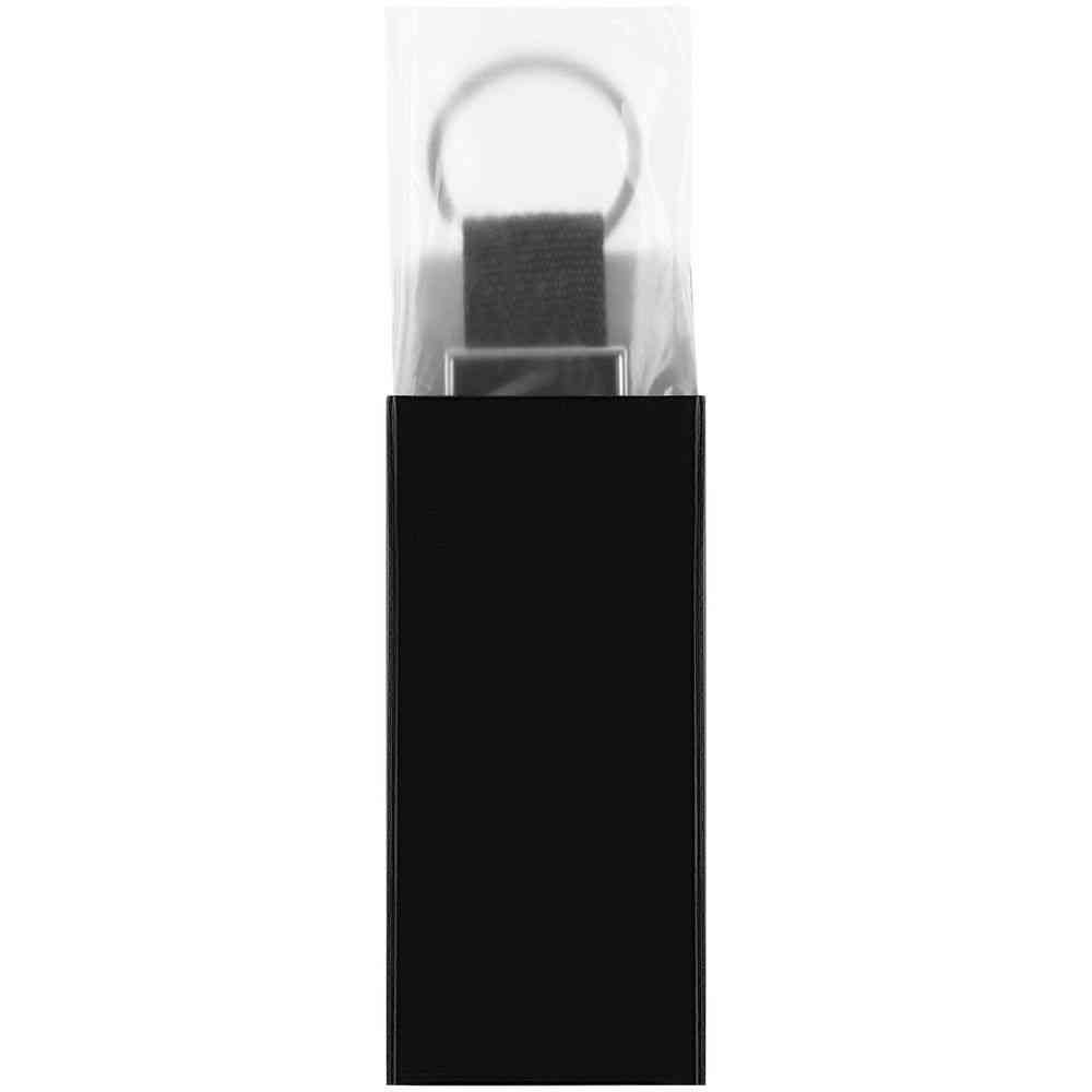 Брелок Stropp с тканевой вставкой, черный - 6