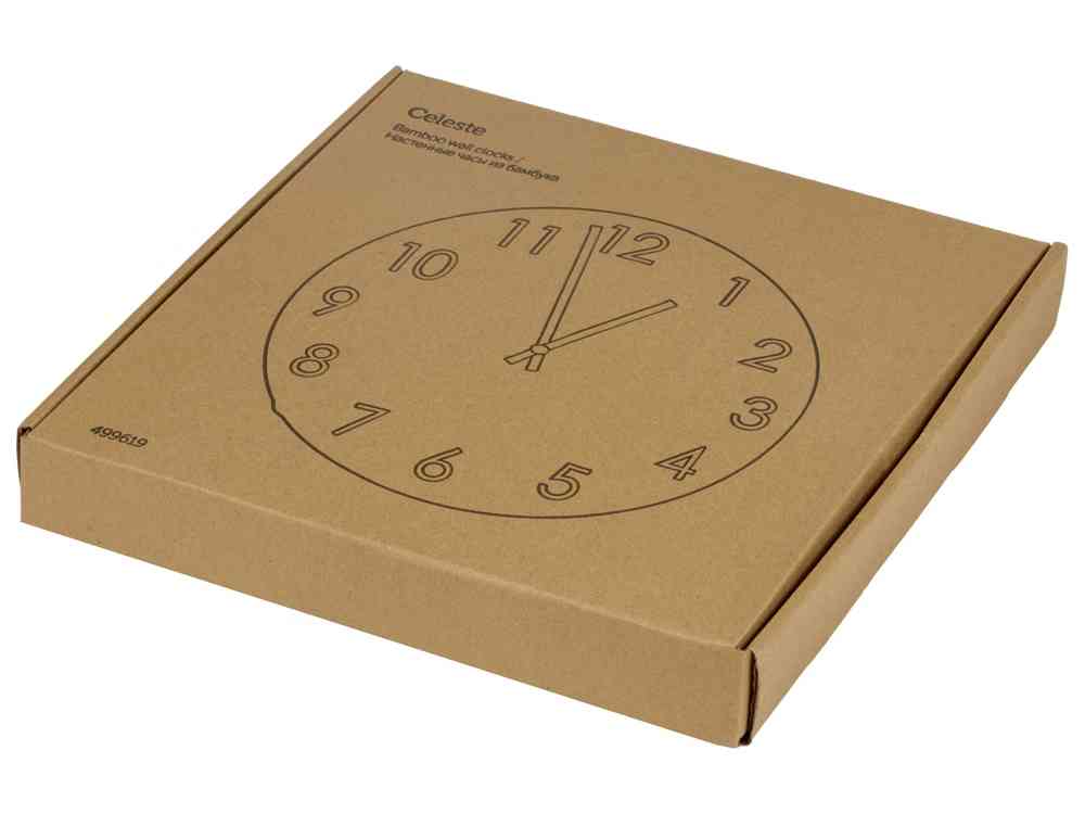 Настенные часы из бамбука Celeste - 5