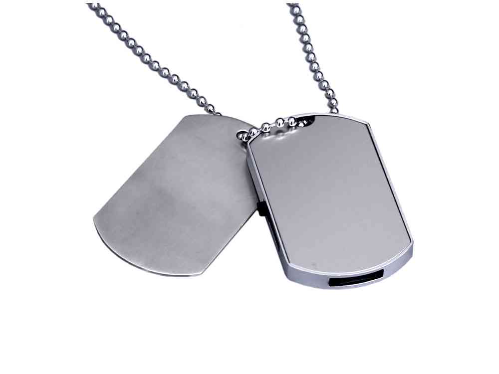 USB 2.0-флешка на 128 Гб в виде армейского жетона - 2