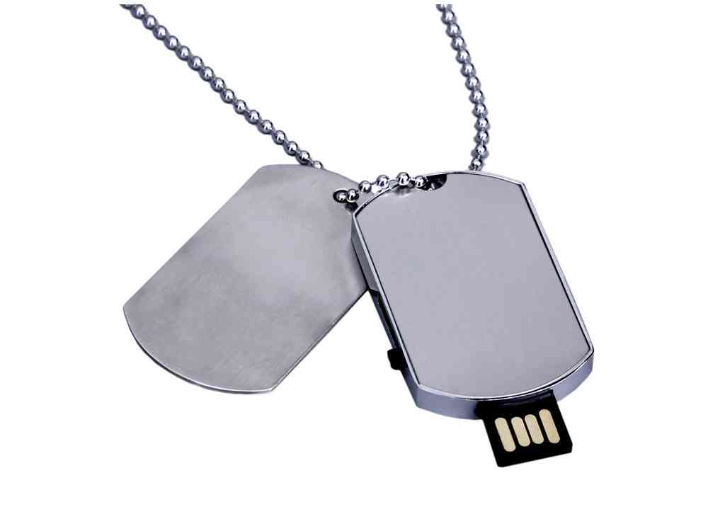 USB 2.0-флешка на 128 Гб в виде армейского жетона - 3